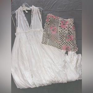 FREE PEOPLE - Norina Maxi Dress in Ivory (SIZE: X-SMALL)